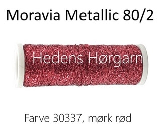 Moravia Metallic 80/2 farve 30337 mørk rød